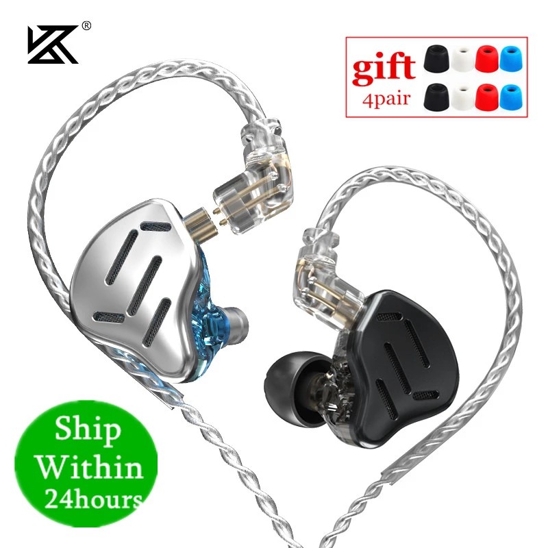 Kz ZAX 7BA 1DD ชุดหูฟังไฮบริด 8 ไดรเวอร์ HIFI มอนิเตอร์ DJ KZ ZSX AS16 CCA CA16 BA8 DM7