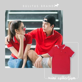 เสื้อโปโลสีแดง เสื้อโปโล Bulltus เสื้อคู่รัก เสื้อคู่ ชุดคู่รัก โปโลผู้หญิง โปโลชาย เสื้อชาย เสื้อหญิง