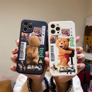 เคสซิลิโคน TPU สำหรับ Xiaomi Redmi POCO C3 X3 NFC X3 PRO M3 Redmi 9 9C NFC 9A 9i 9T 9AT 9 PRO Power 10X POCO M2 PRO Redmi Note 9 8 10 10S 9 PRO MAX 9S Cartoon Teddy Bear Silicone Anti-fall Phone Case