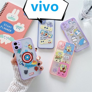 เคสขอบสี เคส Vivo S1Pro Y11 Y12 Y17 Y15 Y19 Y91 Y91i U1 Y95 V19 Y85 V9 V17 Pro เคสวีโว่ เคสกันกระแทก #920