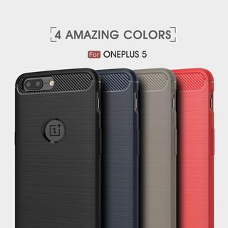 เคส Oneplus 5 A5000 มือถือเคสโทรศัพท์คาร์บอนไฟเบอร์สําหรับ กรณีโทรศัพท์