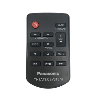 รีโมท Remote Control สำหรับ Panasonic Sound Bar รุ่น SC-HTB510 เครื่องเสียง ลำโพง อะไหล่เบอร์ N2QAYC000130