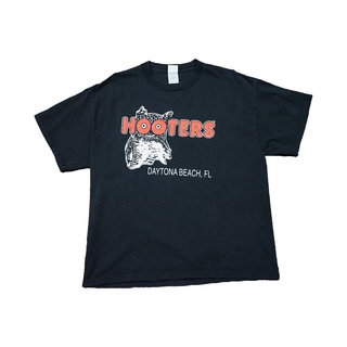 เสื้อยืด เสื้อวินเทจ HOOTERS ของแท้ ลายหน้าหลัง