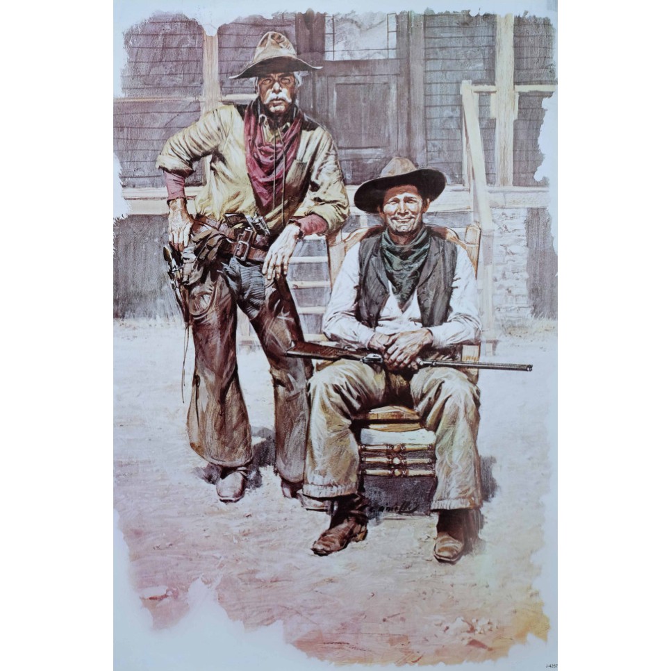 โปสเตอร์ Cowboy คาวบอย รูป ภาพ อินเดียนแดง ติดผนัง สวยๆ ม้า อเมริกา poster 34.5 x 23.5 นิ้ว (88 x 60 ซม.โดยประมาณ)