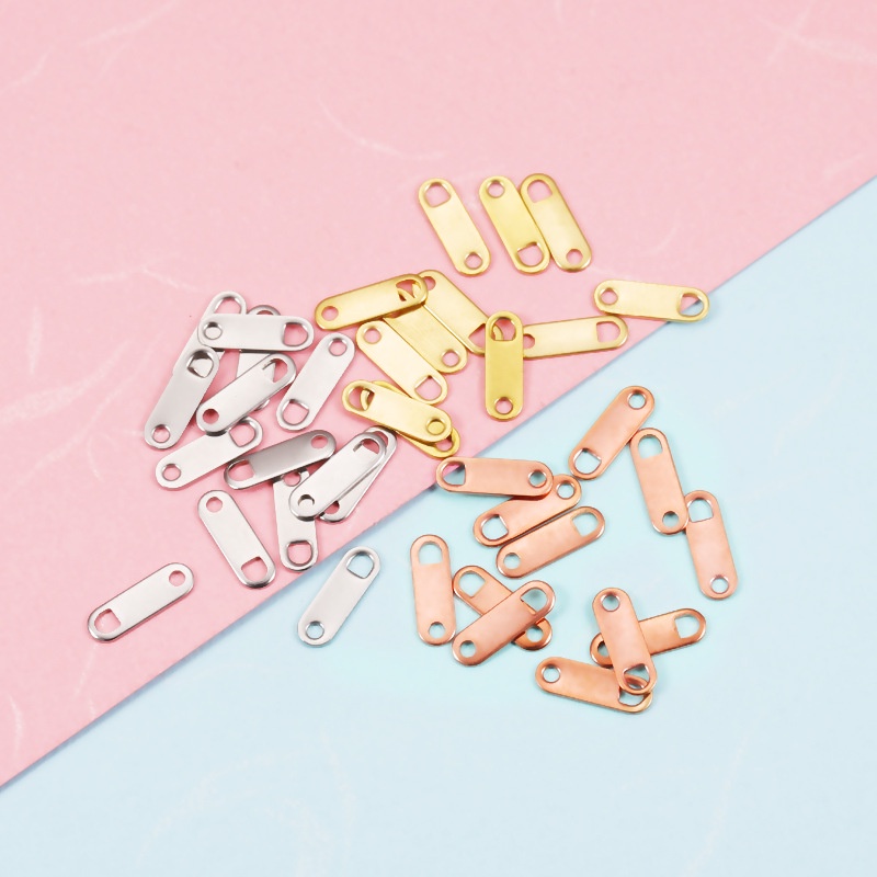 สร้อยคอ สร้อยข้อมือ สเตนเลส สูญญากาศ ขนาด 5 ซม. DIY อุปกรณ์เสริมเครื่องประดับ