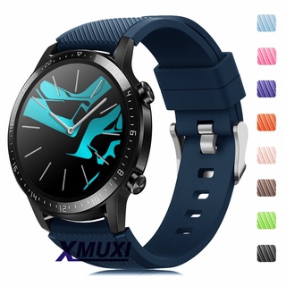 สายนาฬิกาข้อมือซิลิโคน 22มม. Samsung Galaxy Watch 3 45มม./Gear S3 Frontier/Classic/Samsung Galaxy Watch 46มม./Ticwatch S2/E2/Versa 2 Band,Quick Released 71003 สําหรับ Samsung Galaxy Watch