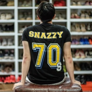 เสื้อยืดใหม่SNAZZY FootBall T-Shirt เสื้อยืดชาย เสื้อยืดคอกลม เสื้อสตรีทS-3XL