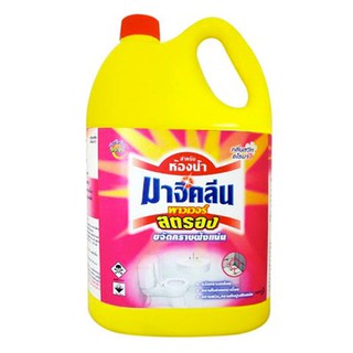 🔥HOT🔥 มาจิคลีน น้ำยาทำความสะอาดห้องน้ำ สูตรเพาเวอร์ สตรอง 3500 มิลลิลิตร Magiclean Bathroom Cleaner Power Strong Formula