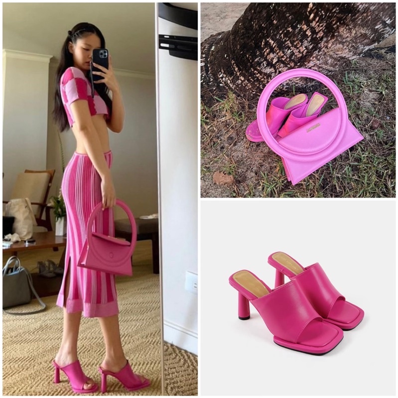 📦Stockพร้อมส่ง4สี EU35-40รองเท้าส้นสูง3.5” หนังนิ่มพิเศษ รุ่นเจนนี่BP