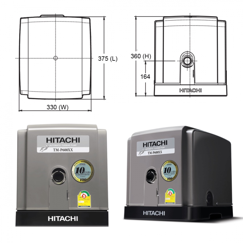 TM-P300XX TM-P450XX TM-P600XX ปั้มน้ำอัตโนมัติรุ่นใหม่ turbine แรง เงียบ มิติใหม่ แห่ง ปั้มบ้าน ของแ