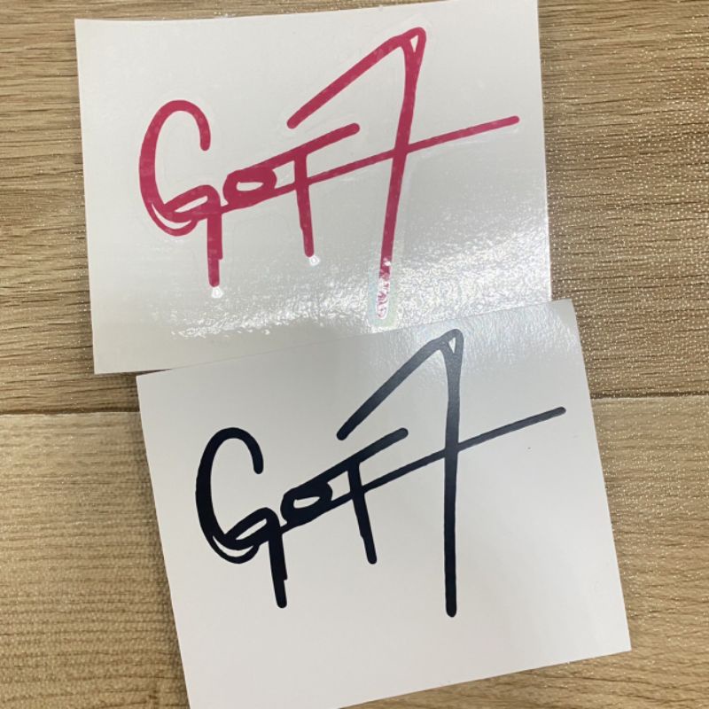 [ส่งภายใน 2 วัน] sticker GOT7 New Logo *2021* |สติ๊กเกอร์ Team Wang ทีมหวัง กันน้ำ ติดมือถือ สติ๊กเก