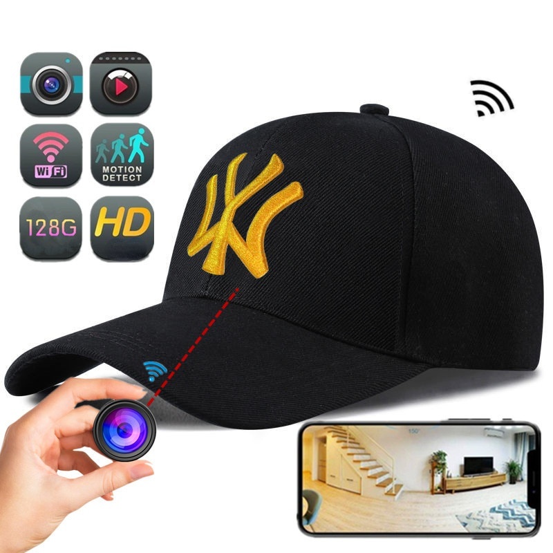 กล้องเบสบอลไร้สาย 1080P HD WIFI มุมกว้าง ขนาดเล็ก สําหรับเล่นกีฬา ขี่จักรยานกลางแจ้ง