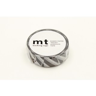 mt masking tape stripe black 2 (MT01D380) / เทปตกแต่งวาชิ ลาย stripe black 2 แบรนด์ mt masking tape ประเทศญี่ปุ่น