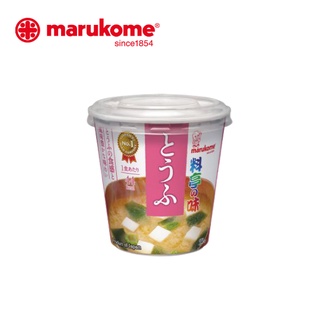 MARUKOME มารุโคเมะ Cup Ryotei no Aji Tofu 6 cups คัพเรียวเทโนะอาจิ โทฟุ 6 ถ้วย (ซุปมิโซะแบบถ้วยกึ่งสำเร็จรูป เต้าหู้)