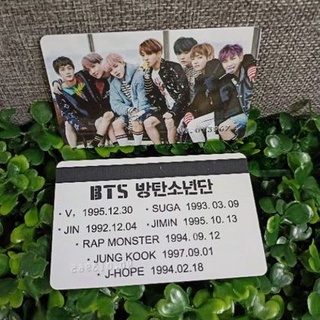 การ์ดBTS การ์ดแข็ง { ATM } การ์ดสามี ของสะสม
 แยกเมนขาย
 แบบแข็ง ขนาดเท่าATM
~ ราคา 30 บาท~