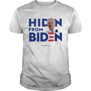 Hidinfrom Biden Campaign Parody เสื้อยืด มีฮู้ด สีดํา สําหรับผู้ชาย ผู้หญิงS-5XL