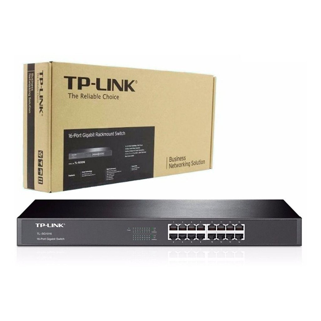 TP-Link TL-SF1016 16-Port 10/100Mbps Rackmount Switch, LT