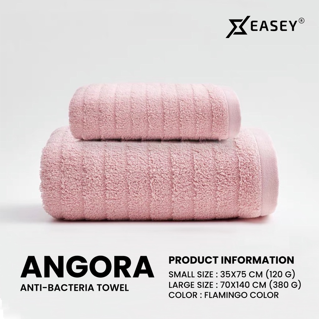 Easey ANGORA AntiBacteria Towel ผ้าเช็ดตัวลดสิว ไร้กลิ่นอับ