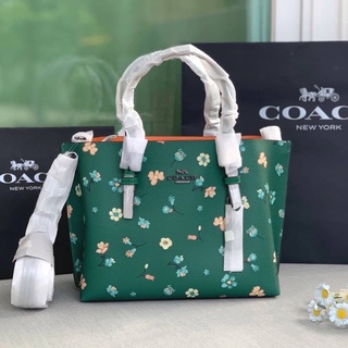 👑ผ่อน0%~แท้100%👑c8613 กระเป๋าสะพาย MOLLIE TOTE 25 WITH MYSTICAL FLORAL PRINT