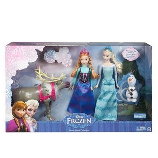 Disney Frozen Doll Set Friend Collection-4 Character Box Anna/Elsa/Sven/Olaf,new