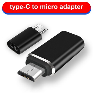 Micro USB Male to Type C Female Adapter Converter Connector Aluminium Alloy for Phone Tablet