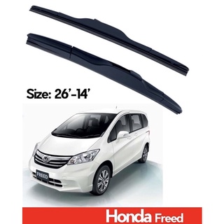 ที่ปัดน้ำฝน ใบปัดน้ำฝน ซิลิโคน ตรงรุ่น Honda Freed ไซส์ 26-14 ยี่ห้อ CLASSIC กล่องขาวแท้