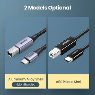 Ugreen สายเคเบิ้ล Usb C To Usb Type B 2 . 0 สําหรับ for Printer Type C สแกนเนอร์