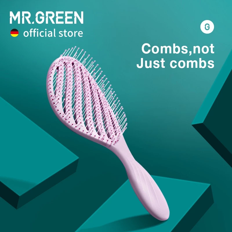 Mr.green หวีนวดหนังศีรษะ แบบแห้งเร็ว