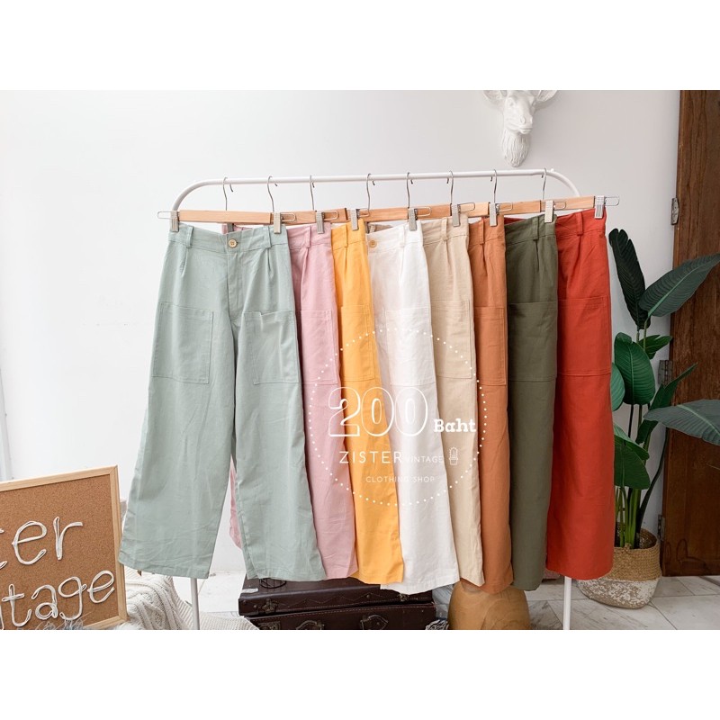 Minimal pants กางเกงขา 5 ส่วน สไตล์มินิมอล