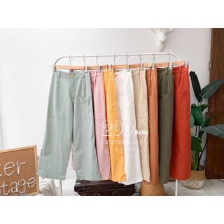 𝟵.𝟵 𝙎𝙐𝙋𝙀𝙍 𝙎𝘼𝙇𝙀 🌿Minimal pants  กางเกงขา 5 ส่วน สไตล์มินิมอล 🌵