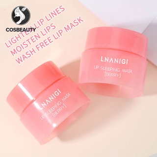 COSBEAUTY ลิปมาส์ก มาส์กริมฝีปาก Moisturizing Lip Care Cherry Lip Mask Remove Dead Skin 3กรัม