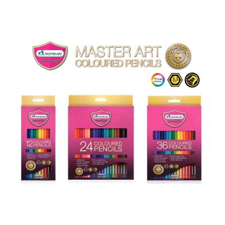 Master Art ดินสอสี 12/24/36 สี (หัวเดียว) แถมฟรีกบเหลา