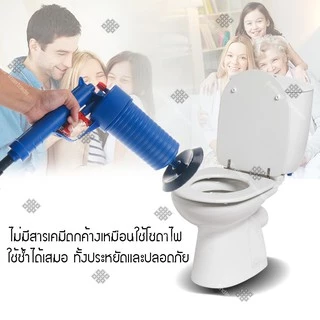 Elit ปืนทะลวงท่อ Drain Blaster เครื่องกำจัดท่ออุดตัน ปืนสูญญากาศแรงดันสูง แก้ท่อตัน ชักโครกตัน อ่างล้างหน้า ซิงค์ล้างจาน