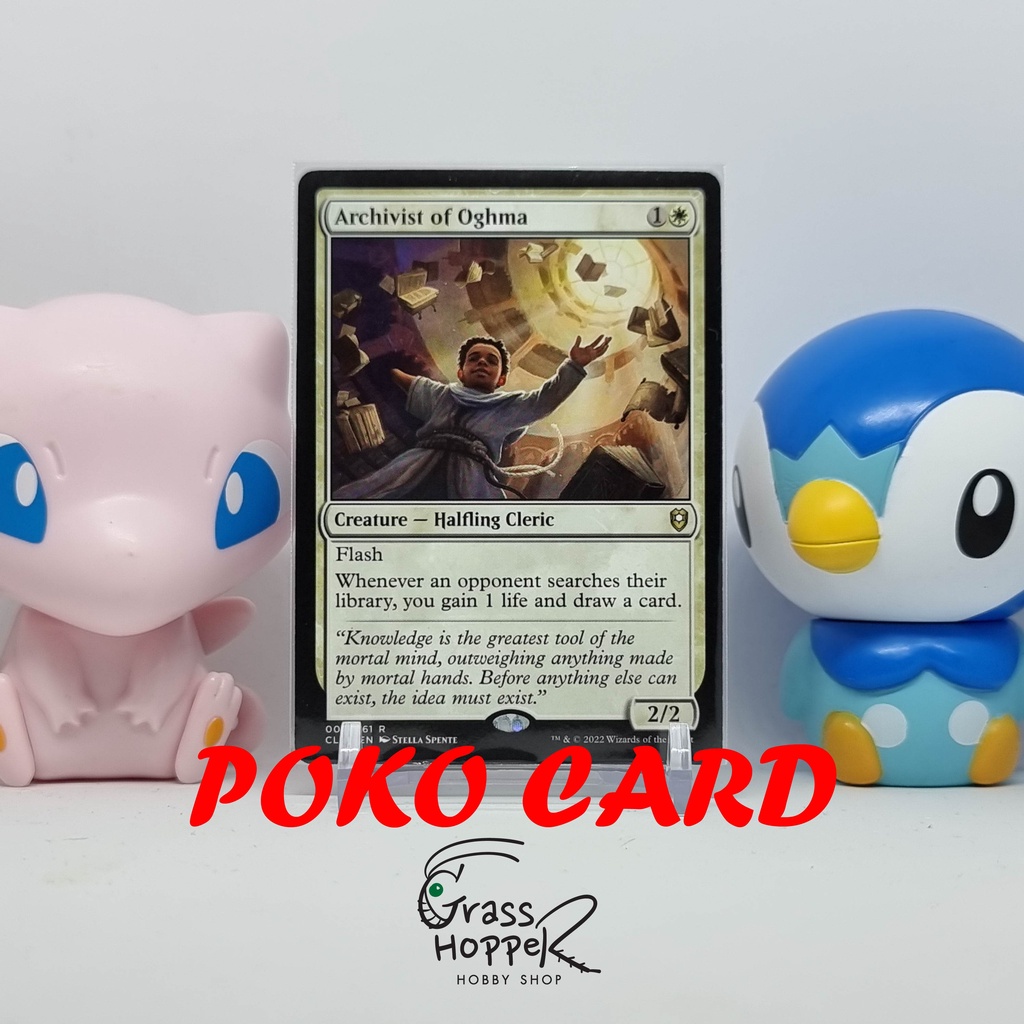 Archivist of Oghma การ์ด Magic the Gathering ของแท้ จากชุด Commander Legends Battle For Baldurs Gate