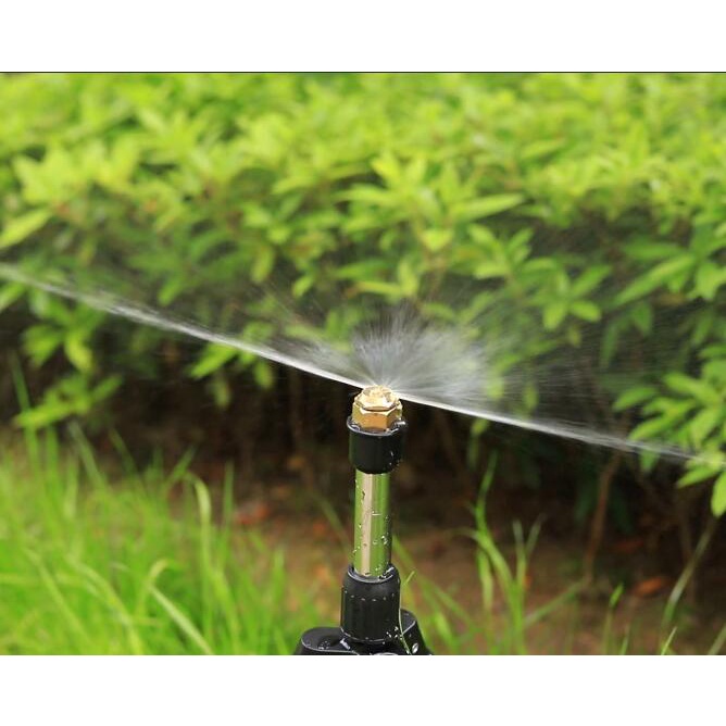 1 ชิ้น 180 องศาทองเหลือง Orchard Sprinkler 1/2 "Nozzle ขาด้าย Fraction