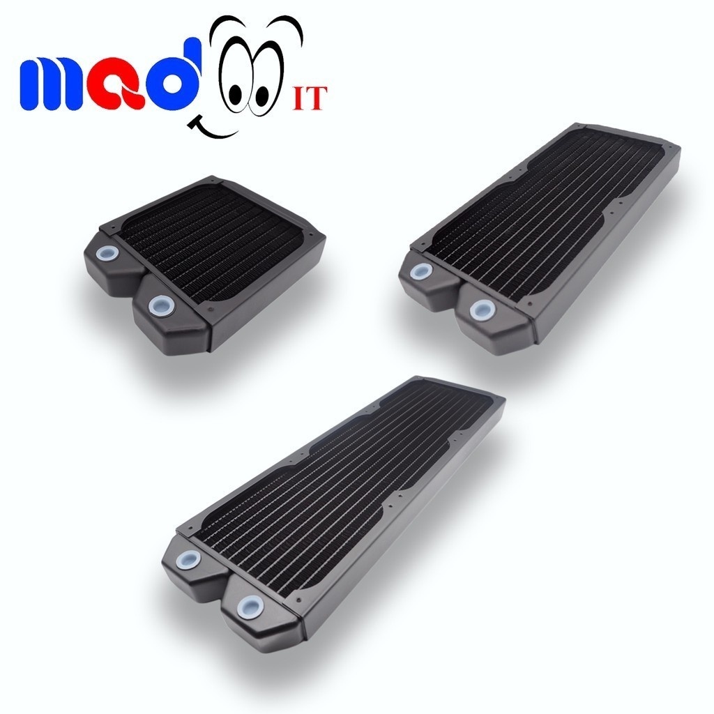 หม้อน้ำทองแดง 120mm/240mm/360mm (1/2/3ตอน) สำหรับชุดน้ำเปิด คอมพิวเตอร์ระบบน้ำ แผงระบายความร้อนคอมพิวเตอร์