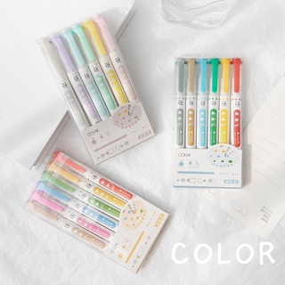 Penlab ชุดปากกาไฮไลท์ 6 ชิ้น สําหรับวาดภาพระบายสี C6279