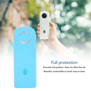 เคสซิลิโคน Pu585 พร้อมฝาครอบเลนส์ สําหรับกล้องแอคชั่น Ricoh Theta Sc2 360