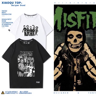 [COD]เสื้อยืดคอกลม Misfits การกลับมาอันน่าตกใจของ misfits rock แขนสั้นชายฤดูร้อนS-5XL