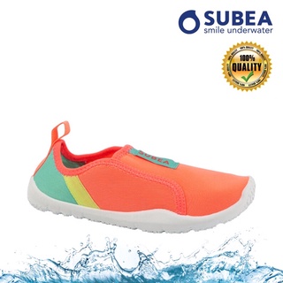 รองเท้าลุยน้ำยางยืดสำหรับเด็ก รุ่น 120 (สีส้ม) SUBEA