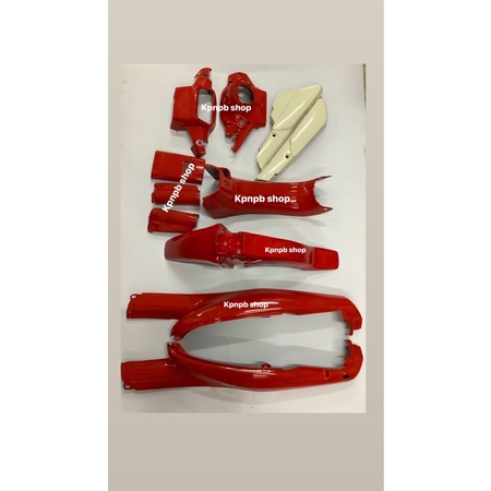 ชุดสีYamaha Y100สีแดงสด 11ชิ้นชุดสีYamaha Y100สีแดงสด 11ชิ้น