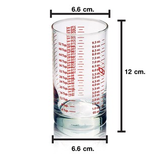 แก้วตวงทรงกระบอก 9.5 ออนซ์ Cylinder Measuring cup 9.5 oz. (Delisio) 1610-329 จำนวน 1 ใบ