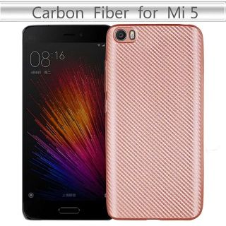 Xiaomi Mi 5 Luxury Soft Ultrathin Carbon Fiber Pattern Case