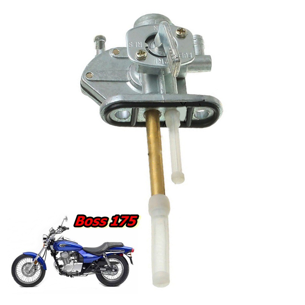 ก๊อกน้ำมัน คาวาซากิ มีแว็คคำ บอส 175 Kawasaki Boss 175