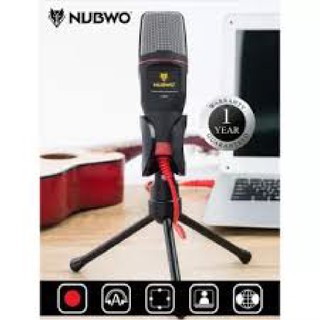 ไมโครโฟนอัดเสียง ไมค์คอนเดนเซอร์ NUBWO CONDENSER MICROPHONE รุ่น M66