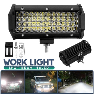 ไฟสปอตไลท์ Led สีเหลือง / ขาว 72 W 144 W สําหรับรถยนต์รถบรรทุกเรือ