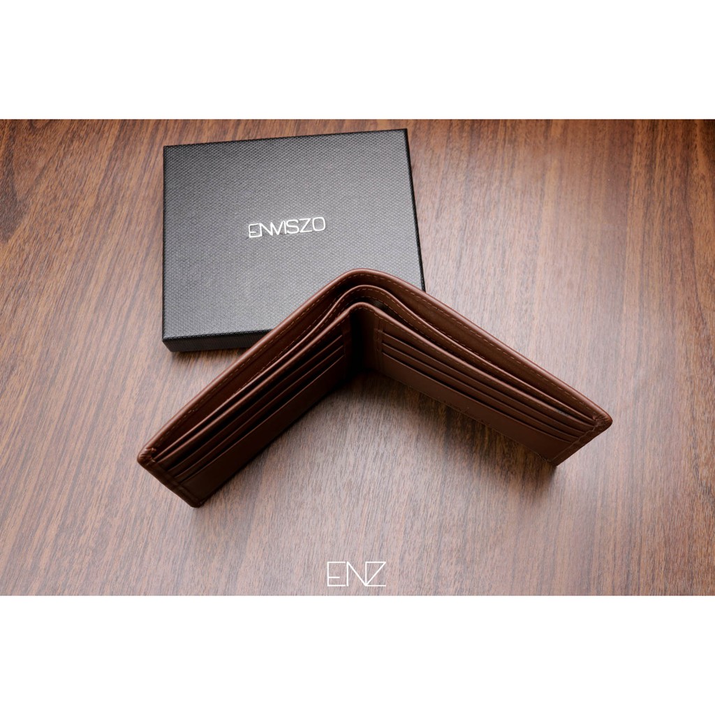 ENVISZO WEAVED BIFOLD กระเป๋าสตางค์สานหนังแท้  – EW-WE-BF ราคา ถูกที่สุด ดีลบีเคเค แกลเลอรีภาพที่ 4