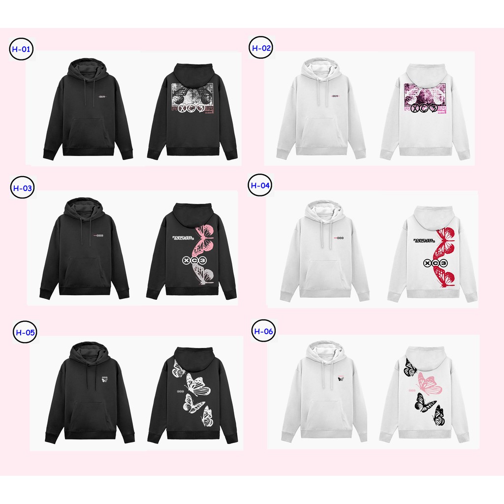 [พร้อมส่ง] เสื้อฮู๊ด  Mark Tuan | XC3 BUTTERFLY COLLECTION 🦋by Mark Tuan