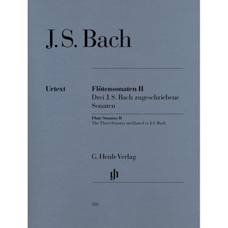 BACH Flute Sonatas, Volume II (Three Sonatas attributed to J. S. Bach) (HN328)