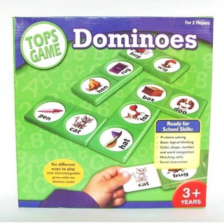 Domino Number and English words เกมเสริมตรรกะ เกมเสริมพัฒนาการ ฝึกการสังเกต ฝึกความสัมพันธ์มือและตา